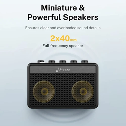 Donner DA-10 5W Mini Şarjlı Combo Amfi 3