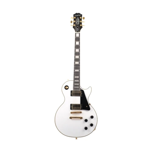 [Outlet] Epiphone Les Paul Custom Elektro Gitar (Alpine White) (OL 25-25014) 1