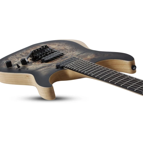 Schecter Reaper-6 FR Elektro Gitar (Satin Charcoal Burst) 5