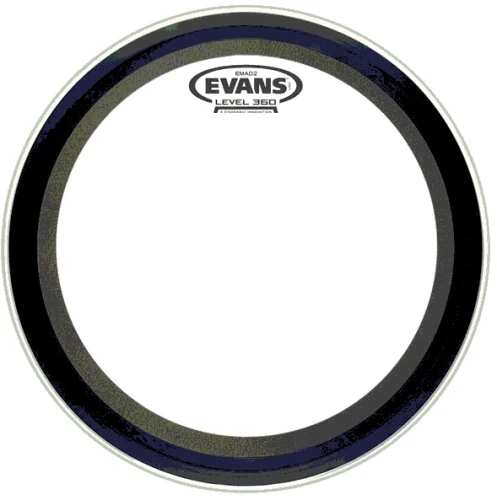 EVANS BD20EMAD2 20" DERİ KİCK CLEAR SÜNGERLİ ÇİFT KAT (17 MİL) 1