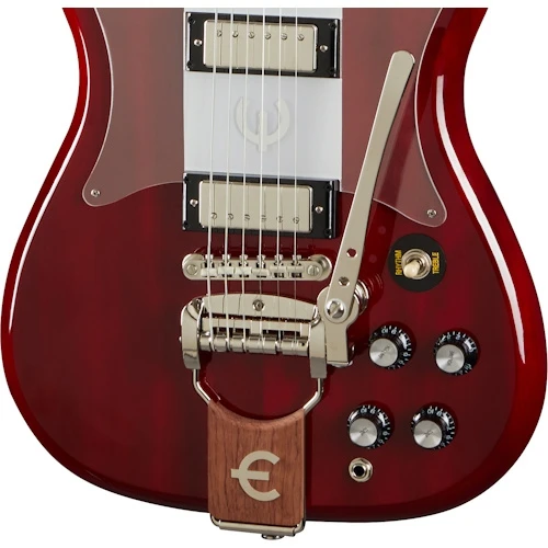 Epiphone Crestwood Custom Tremotone Elektro Gitar (Cherry) 4
