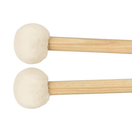 Meinl SB400 Super Soft Drum Set Mallet Stick & Brush (5A Hickory Handle) 2