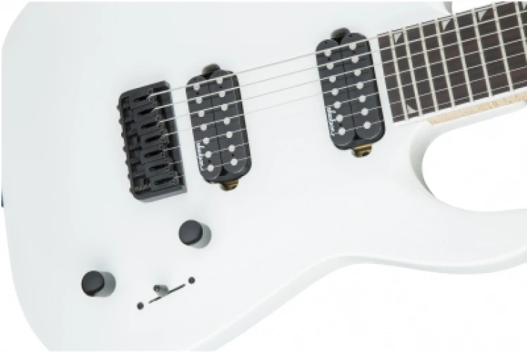 Jackson JS Dinky Arch Top JS32-7 DKA HT Amaranth Klavye Snow White 7 Telli Elektro Gitar 6