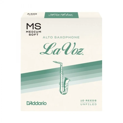 D\'Addario Woodwinds La Voz RJC10MS Alto Saksafon Kamışı Medium Soft 2