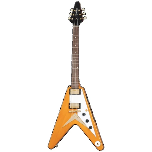 Epiphone IGC 1958 Korina Flying V Elektro Gitar (Aged Natural) 1
