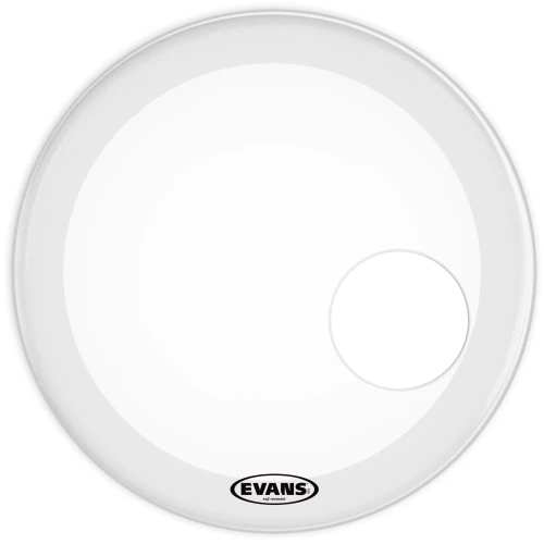 EVANS BD22RSW 22" DERİ RESONAT SMOOTH KİCK BEYAZ ÖN DELİKLİ TEK KAT 2