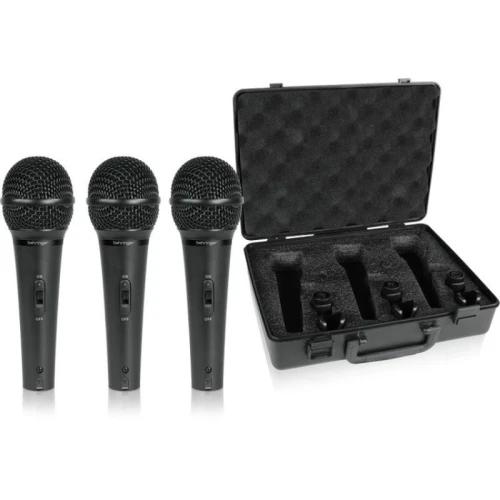 BEHRINGER ULTRAVOICE XM1800S 3lü Dinamik Kardioid Mikrofon Seti 1