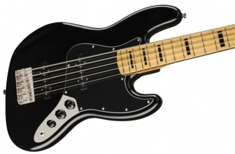 Squier Classic Vibe 70s Jazz Bass V Akçaağaç Klavye Black 5 Telli Bas Gitar 3