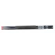 VICFIRTH N7ANB BAGET NOVA 7A NYLON TIP RED COLOURED, BLACK 3