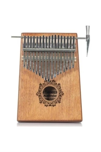 KÖHNER 17 Tuşlu Maun Başparmak Piyanosu Kalimba Seti 5