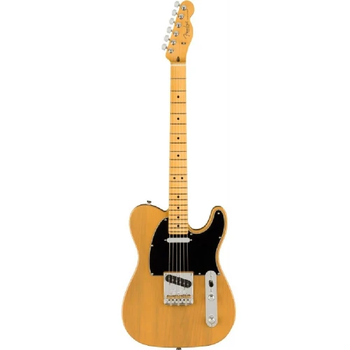Fender American Professional II Telecaster Akçaağaç Klavye Butterscotch Blonde Elektro Gitar 1
