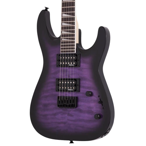 Jackson JS Dinky Arch Top JS32Q DKA HT Amaranth Klavye Transparent Purple Burst Elektro Gitar 1
