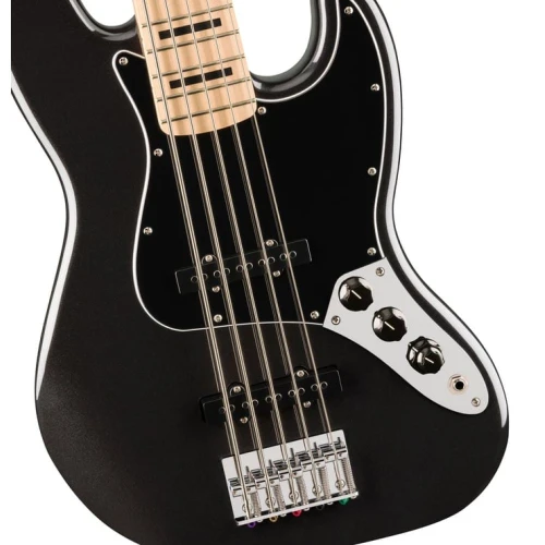 Squier Affinity Active Jazz Bass V Akçaağaç Klavye BPG Black Metallic Bas Gitar 3