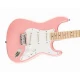 Squier FSR Sonic Stratocaster HT Akçaağaç Klavye WPG Shell Pink Elektro Gitar 2
