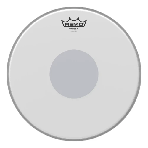 Remo Emperor X™ Coated Black Dot™ 14 İnç Trampet Derisi 1