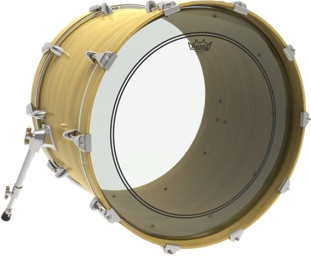 REMO P3-1322-C2- Powerstroke® P3 Şeffaf 22" Bas Davul Derisi 2
