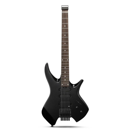 Donner HLX-500 Headless Elektro Gitar (Siyah) 1