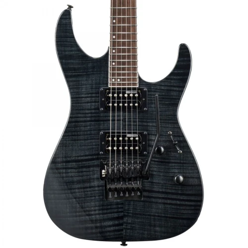 ESP LTD M-200FM Flame Black Elektro Gitar 1