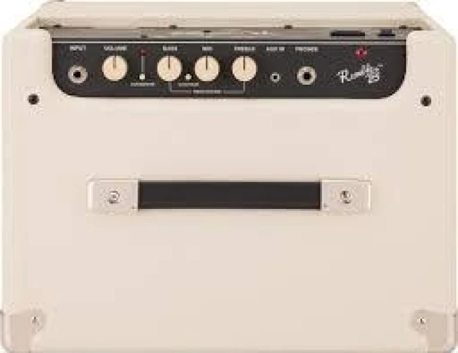 Fender Limited Edition Rumble 25 V3 Ivory Bas Gitar Amfisi UK 2