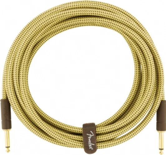 Fender Deluxe Düz/Düz Uçlu 4m Tweed Enstrüman Kablosu 3
