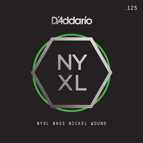 DADDARIO NYXLB125 BASS TEK TEL, NYXL SERİSİ, NİKEL SARIM, 0.125 2