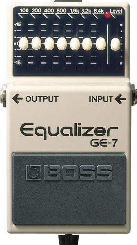 BOSS GE-7 7-BAND EQ Grafik Ekolayzer Pedalı 4