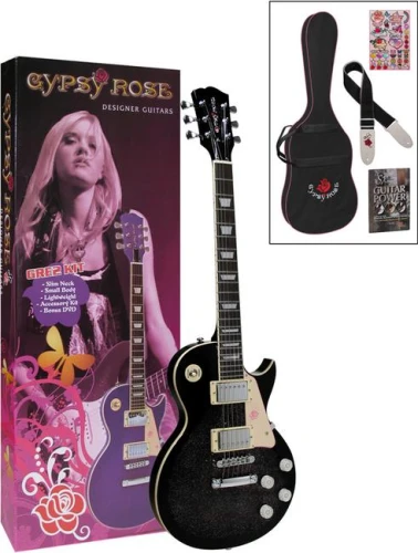 ELEKTRO GİTAR GYPSY ROSE SET (GIGBAG, STRAP, STICK 1