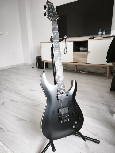 Schecter C-1 HT S SLS Elite Evil Twin Elektro Gitar (Mat Siyah) 5