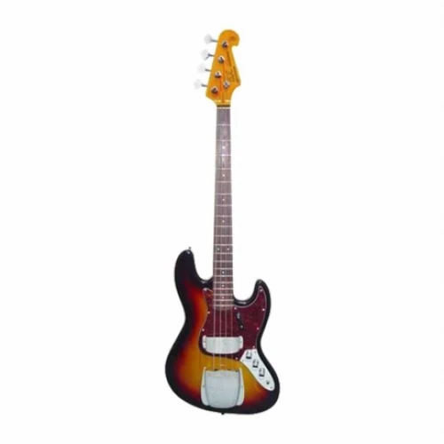 SX SJB62C+/3TS  Tortoise Shell Pickguard Bas Gitar (3-Tone Sunburst) 1