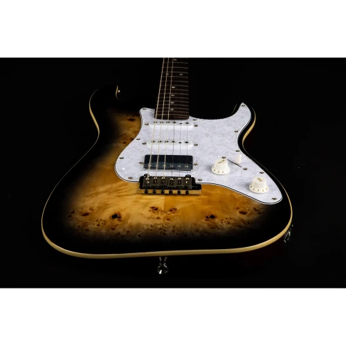 Jet JS-450 QTB R HSS Elektro Gitar (Transparent Brown) 5