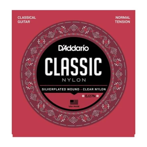 D’Addario EJ27N Klasik Gitar Tel Seti 4/4 Silverplated Wound Normal Tension 3