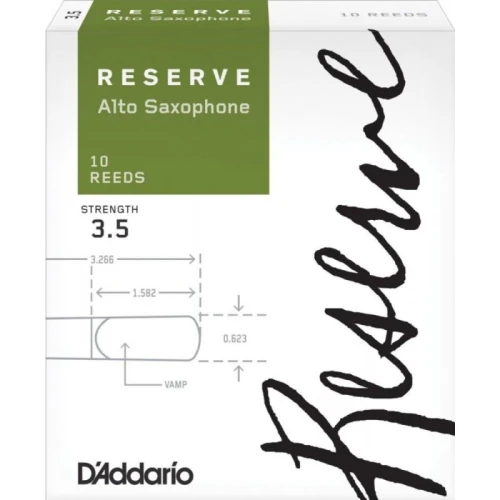 D\'Addario Woodwinds Reserve DJR1035 Alto Saksafon Kamışı No:3.5 1