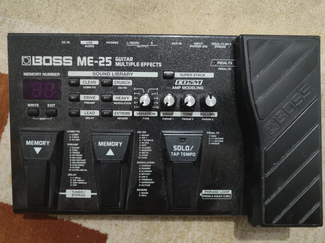 Boss ME 25 Prosesör 1