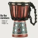 Meinl HDJ8-XXS African Style XX-Small Djembe (Red Flower Desing) 3