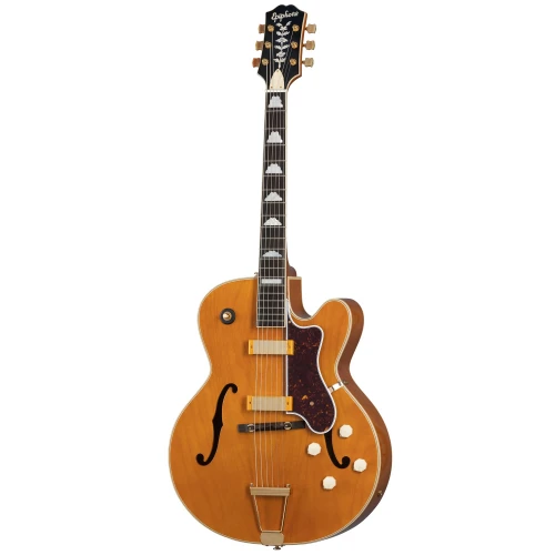 Epiphone 150th Anniversary Zephyr Deluxe Regent Hollow Body Elektro Gitar (Aged Antique Natural) 1