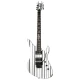 Schecter Synyster Standard Elektro Gitar (White w/Black Pinstripes) 1