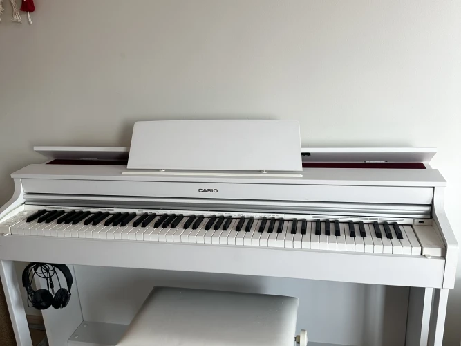 Casio AP-470 Dijital Piyano (Mat Beyaz) 5