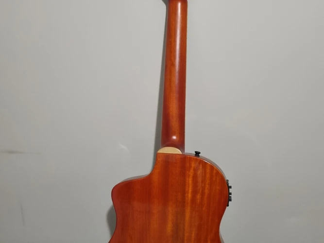 Ortega TourPlayer Deluxe RTPDLX- FMA Elektro Klasik Gitar (Blue Burst) 2
