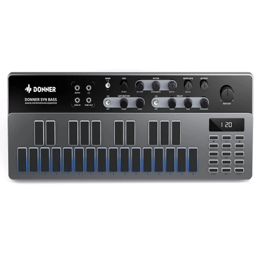 Donner B1 Analog Bass Synthesizer & Sequencer 1
