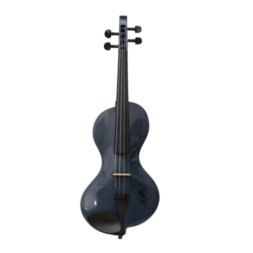 Kinglos CWDS-B1311 Blue Carbon Fiber 4/4 Elektro Keman 1