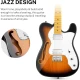 Donner DJC-1000S TL Thinline F Hole Elektro Gitar Paketi (Sunburst) 5