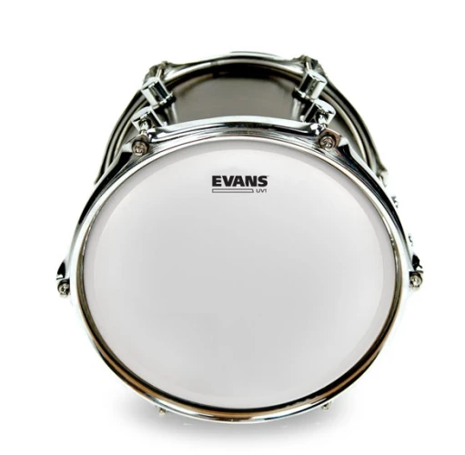 EVANS B13UV1 13" DERİ TOM VE TRAMPET KUMLU BEYAZ TEK KAT 2
