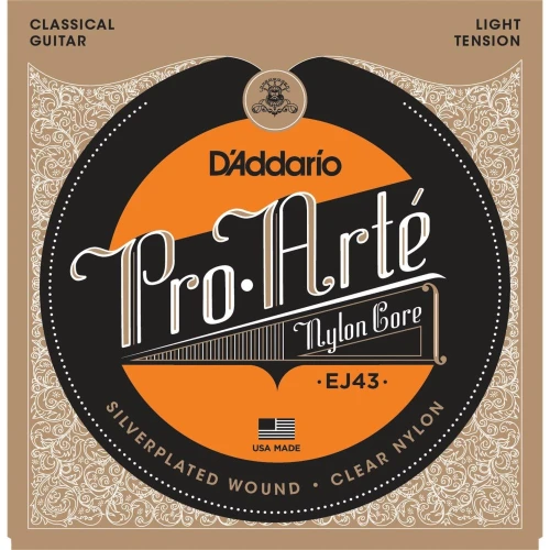 D’Addario EJ43 Klasik Gitar Tel Seti Silverplated Wound Light Tension 3