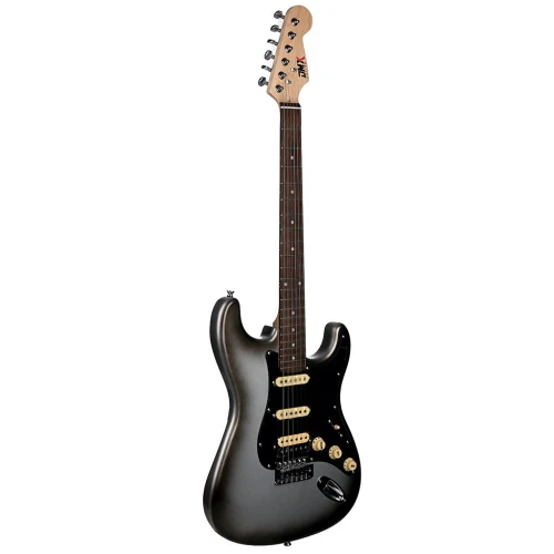 DMX Guitars DEG 100 HSS MCY (Mercury) Elektro Gitar 1