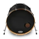 EVANS BD20REMAD 20" DERİ RESONANT KİCK SİYAH ÖN SÜNGERLİ DELİKLİ TEK KAT 6