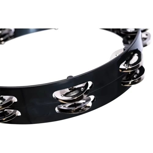 Meinl HTT10BK Stainless Steel Jingle 1-Row 10" Tour Tamburin (Siyah) 5