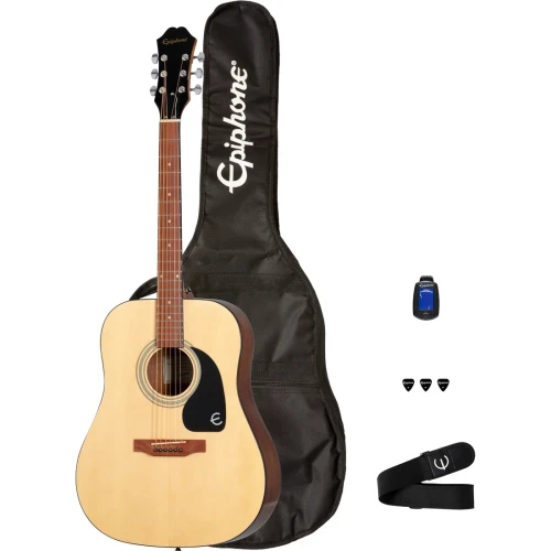 Epiphone DR-100 Songmaker Akustik Gitar Seti (Natural) 1