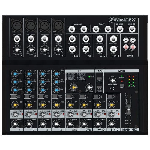 Mackie Mix12FX 12 Kanal Efektli Deck Mikser 2