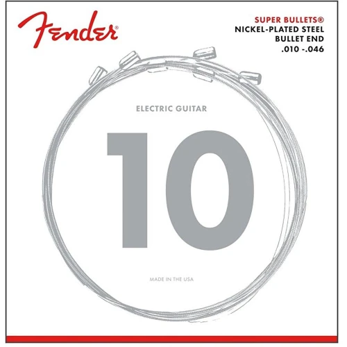 Fender Super Bullet Strings Nickel Plated Steel Bullet End 3250R .010-.046 Elektro Gitar Teli 2