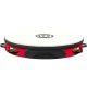 Meinl TAH1BK-R-TF Tour Jingle Wood True Feel Head 1 Row Tamburin (Red Black) 4